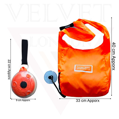 Shopping Bags Roll Up Shoulder Handbag Reusable Foldable Grocery Bags Washable
