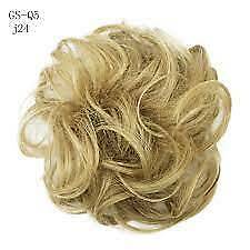 Curly Messy Bun Hair Piece Bobble Scrunchie Lady Natural Fake Hair Extensions