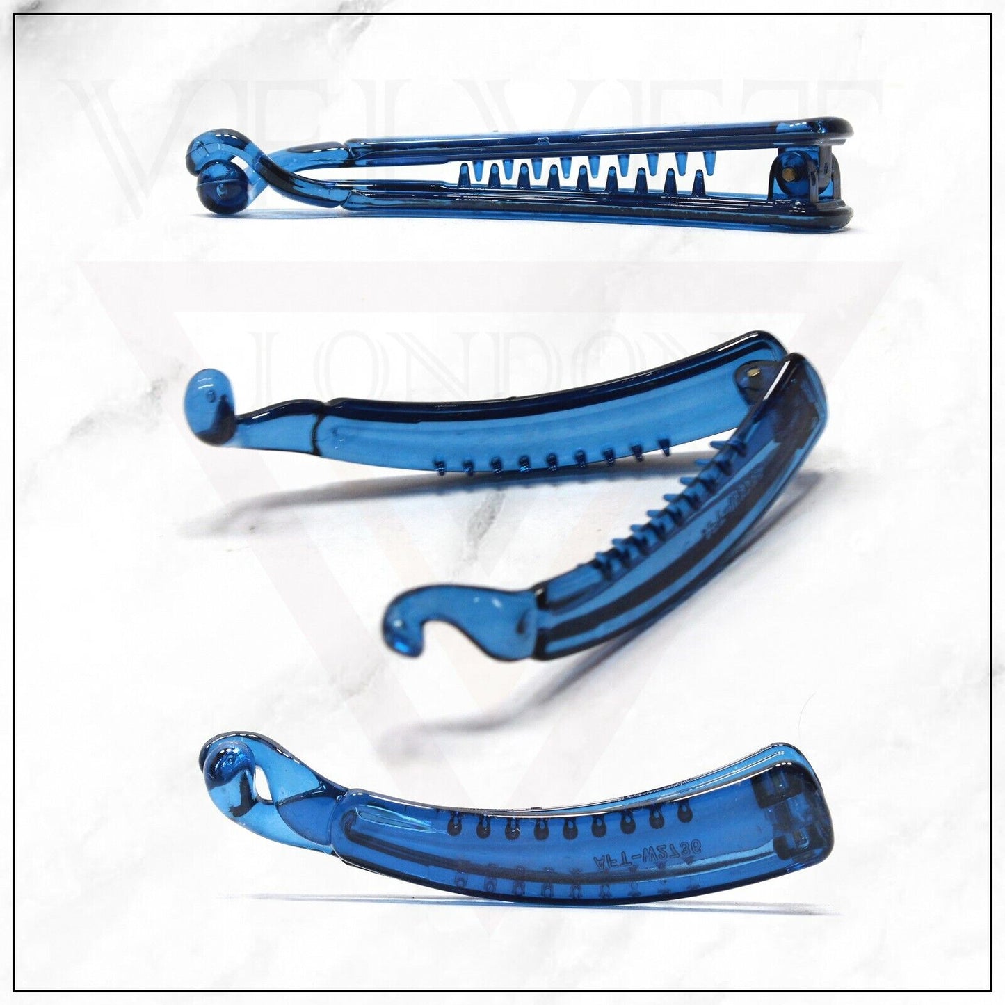 Women Long Hair Banana Hair Clip Tort Twisted Long Fish Clip Comb Grip