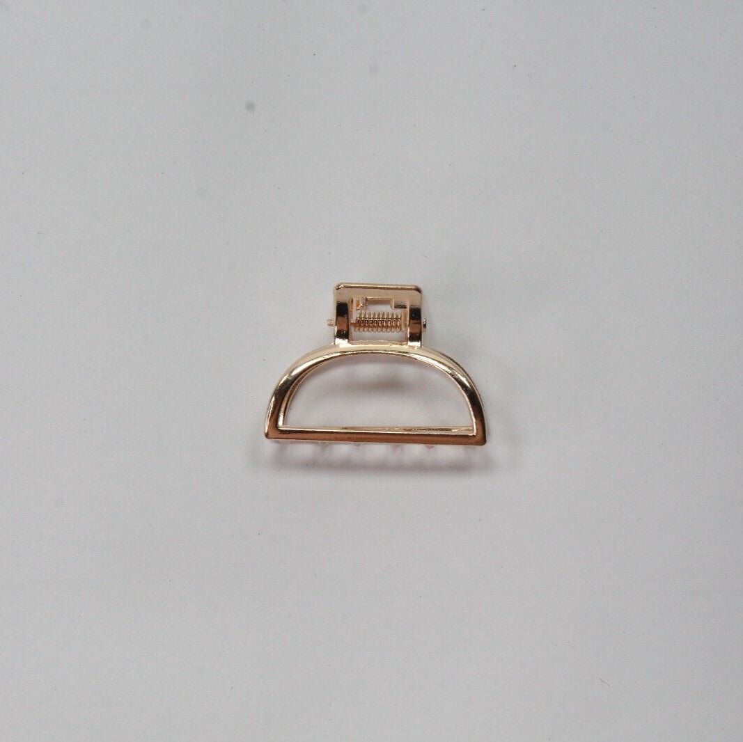 Hair Claw Clip Rose Golden Hair Barrattes Hair Jaw Hair Clutcher Butterfly Clamp