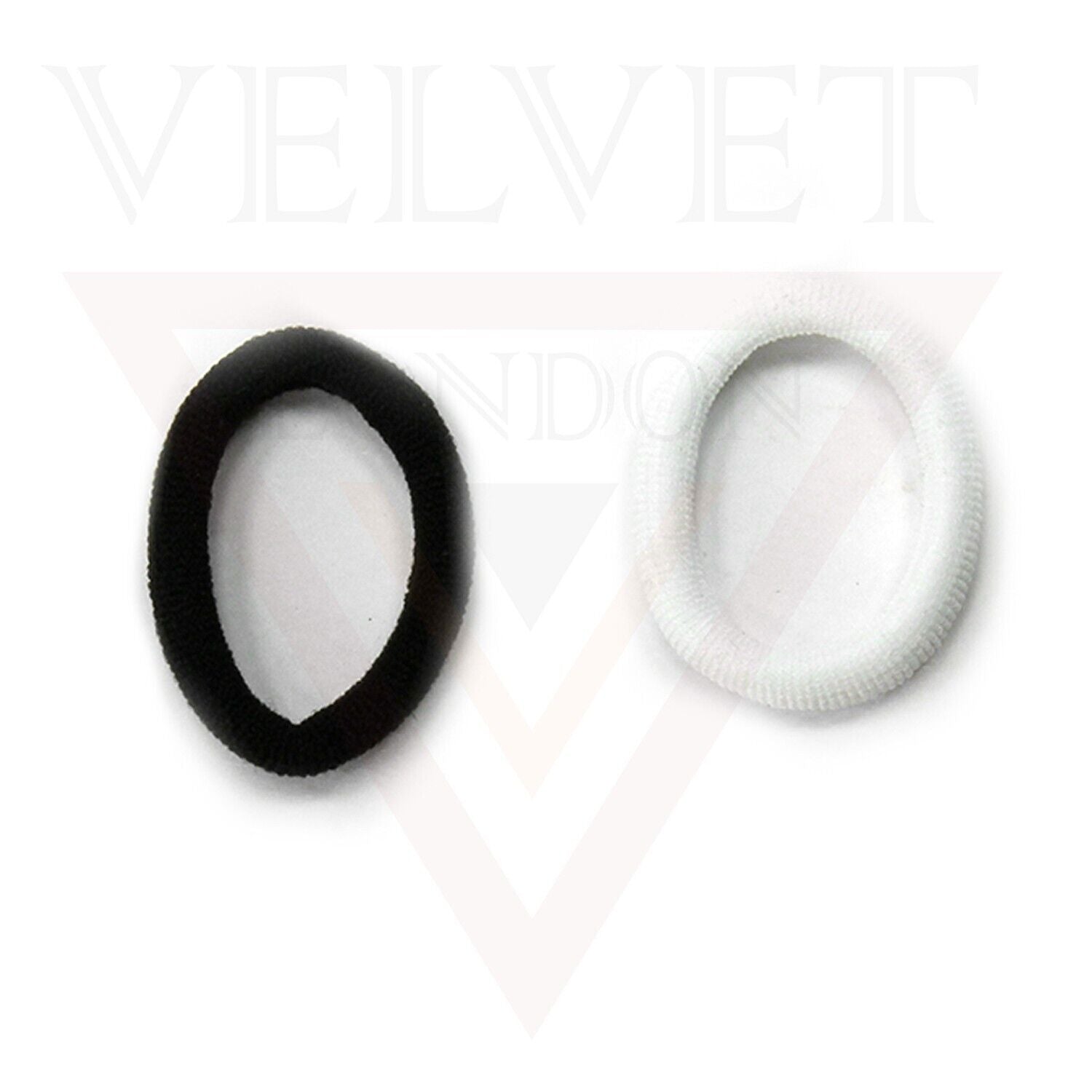 50x Black & White Hair Band Niyyon Bobbles Elastics Ties Baby Girl Headband