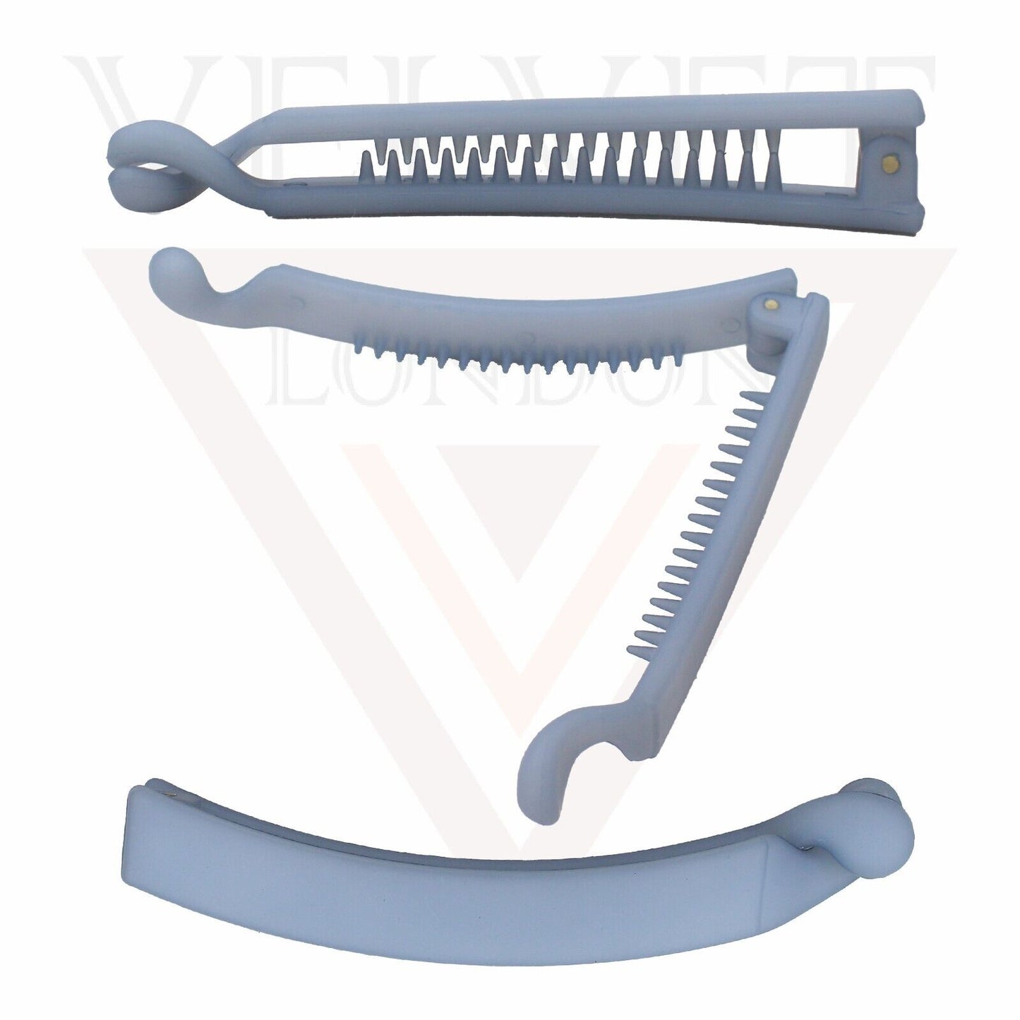 Women's Hairpin Long Banana Clip Catch Ponytail Fish Clip Hair Accessories Girls