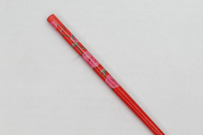 2x Wooden Unique Girls Bun Holder Japanese Style Floral Hair Wood Chopsticks