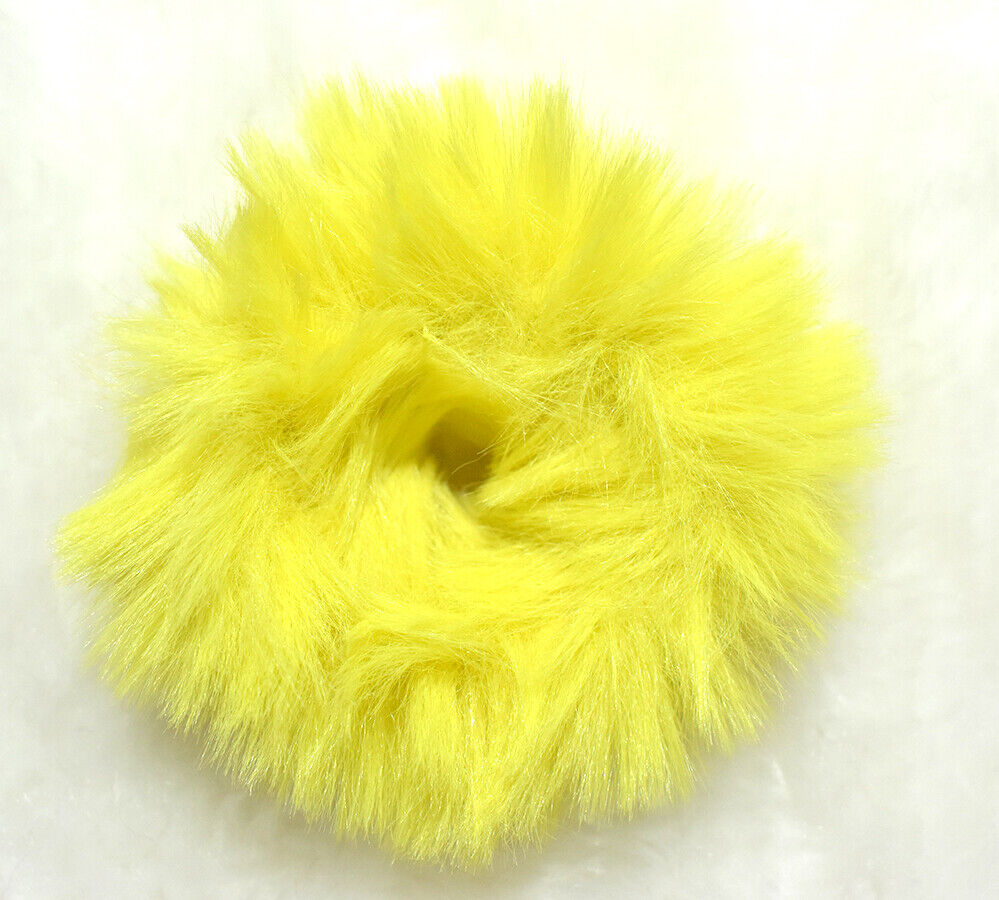 Faux Fur Hair Tie Rope Plush Hair Scrunchies Elastic Hair Bands Ponytail Holder