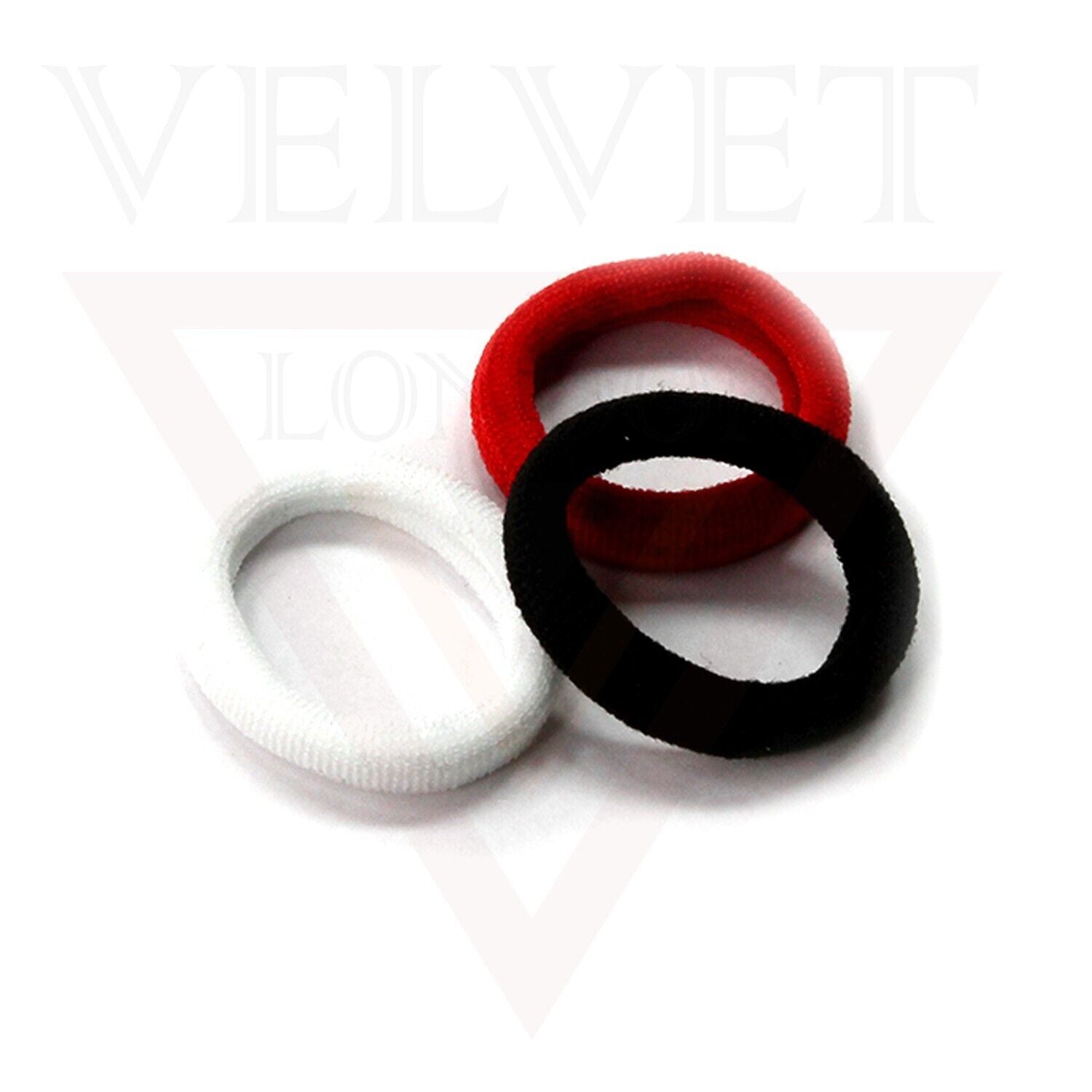 50x Baby Elastics Hair Ties Hair Bands Ponytail Holder Black White Red Headbands