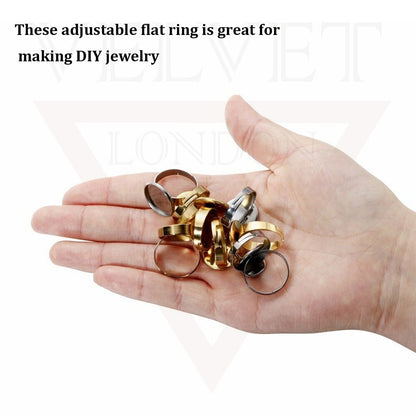 Round Adjustable Ring Bases Finger Ring Making For Ring Making Jewellery Blanks