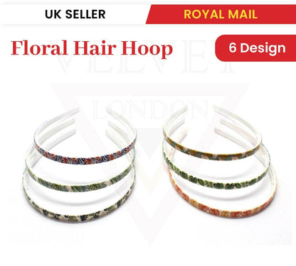 Flower Print Hair Bands Headbands Alice Headband Hair Womens Hair Accessories