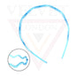 Wavey Hair Band Clear Hair Hoop With Teeth Comb Grip Headband Solid Headwears UK