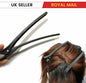 6x Black Hairdresser Duckbill Clip Salon Hair Sectioning Professional Clamp