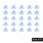 Earring Backs with Pad for Stud Earrings Blue Silicone Safety Back Stoppers