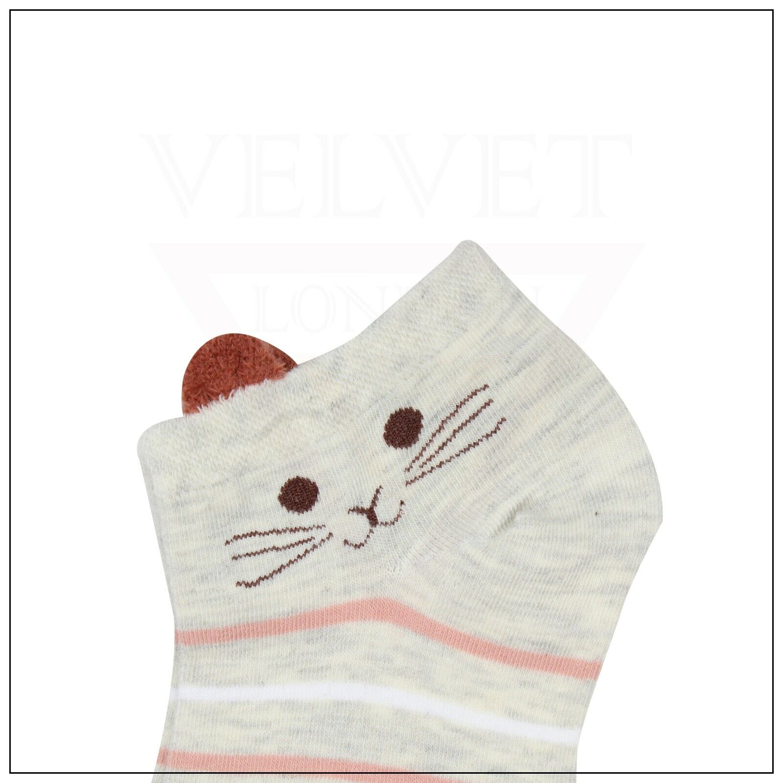 Funky Cotton Funny Animal Crew Socks Cute Rabbit Ear Socks For Women & Girls