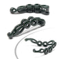 Twist Banana Hair Clip Barley French Glossy Fishtail Comb Ponytail Holder Pins