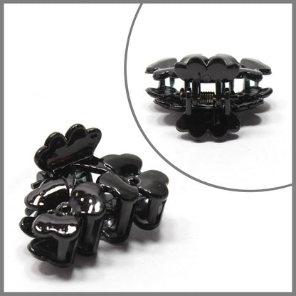6x Flower Hair Claw Tiny Clips Non-Slip Barrettes Small Butterfly Clutches New