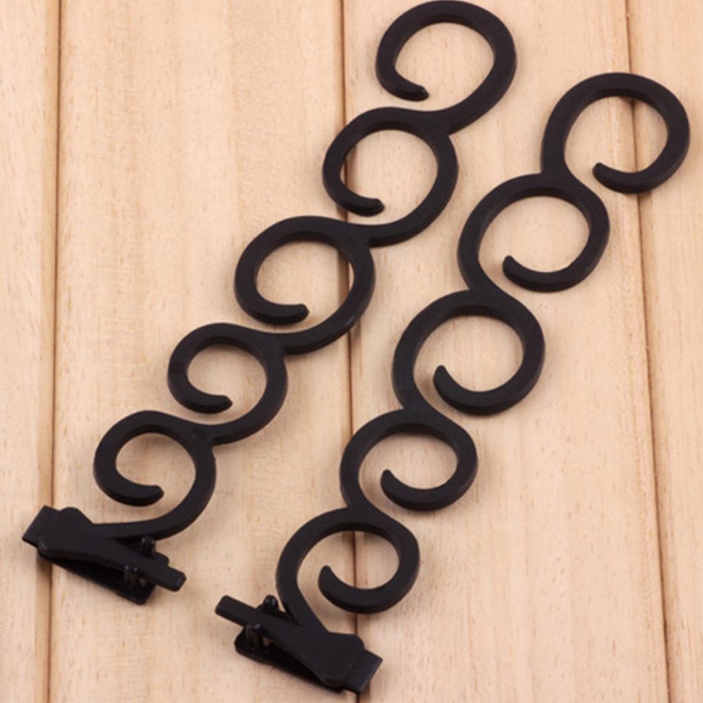 2pcs French Hair Braiding Tool Roller With Hook Twist Styling Bun Maker Clips
