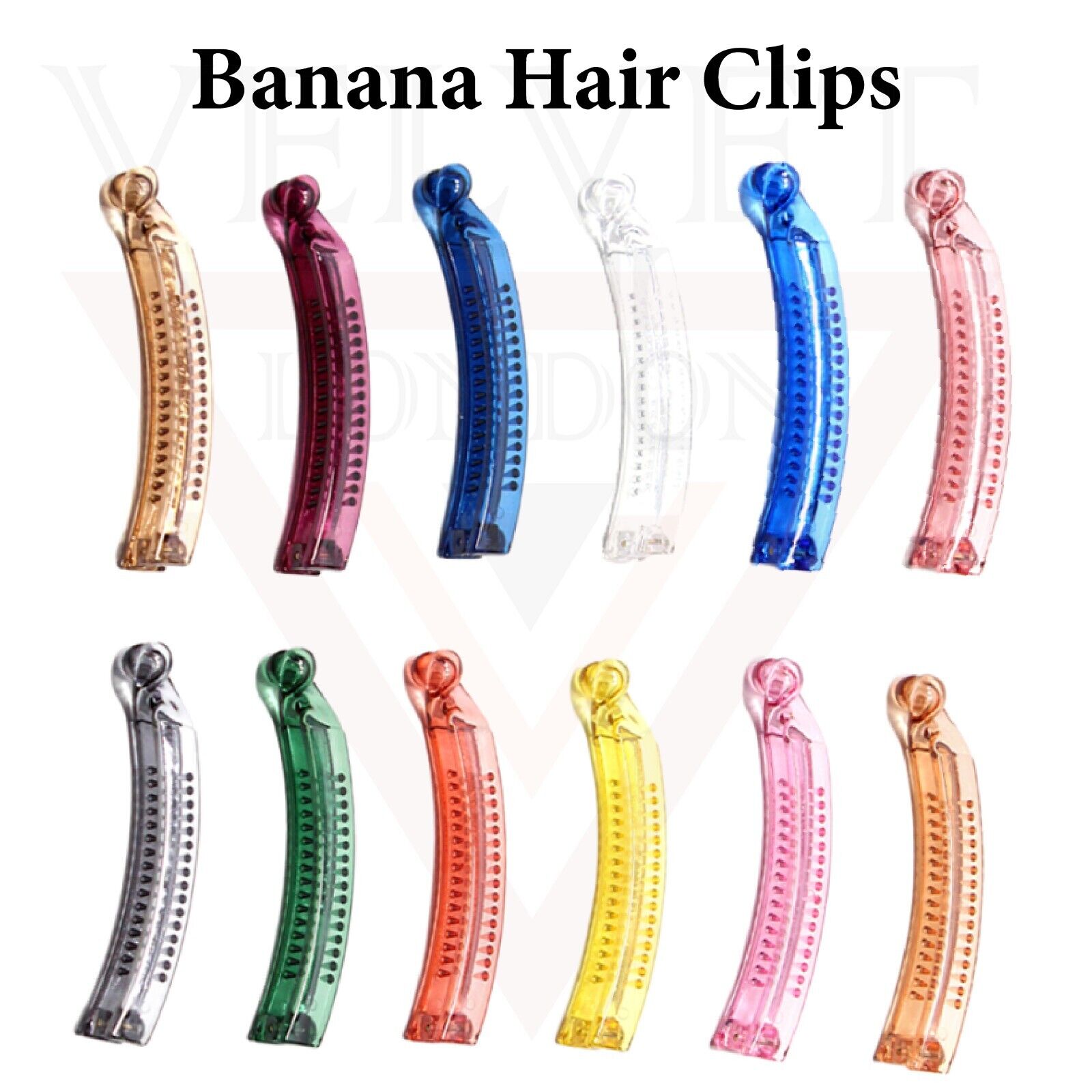 Barley Twist Hair Comb Banana Hair Clip Ponytail Clamp Grip Slide Fish Clip