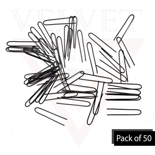 50x Bobby Pins Plain U Pins Hair Clip Black Hair Bun Pins Hairdressing Salon