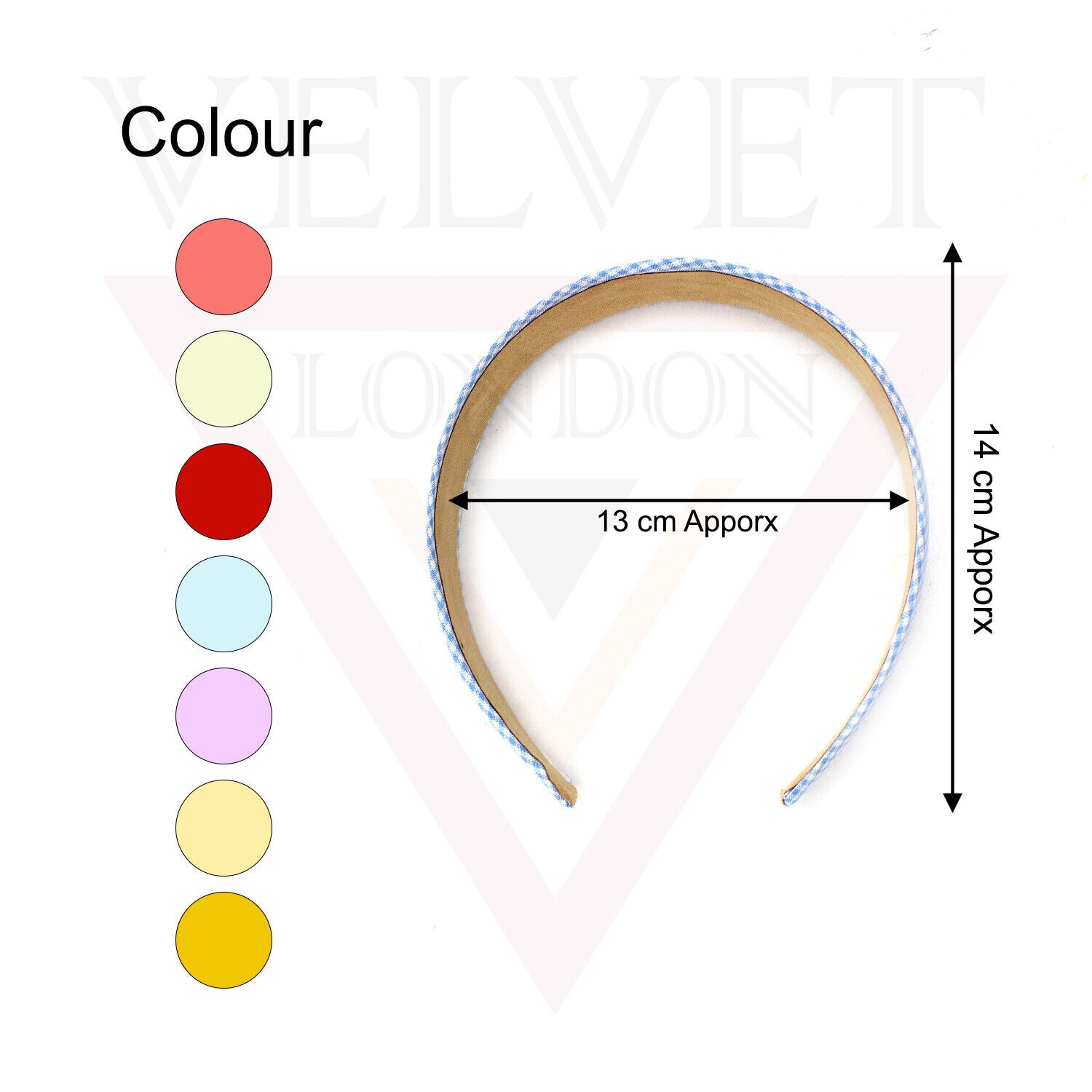 Headband Lining Dotted Designs Hair Band Non-Slip Fabric Hair Hoop Cute Outdoor 