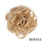 Curly Messy Bun Hair Piece Bobble Scrunchie Lady Natural Fake Hair Extensions