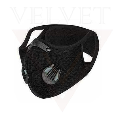 2x Face Mask Skin Care Dustproof Mask Anti-pollution Cover Cotton Carbon Filter