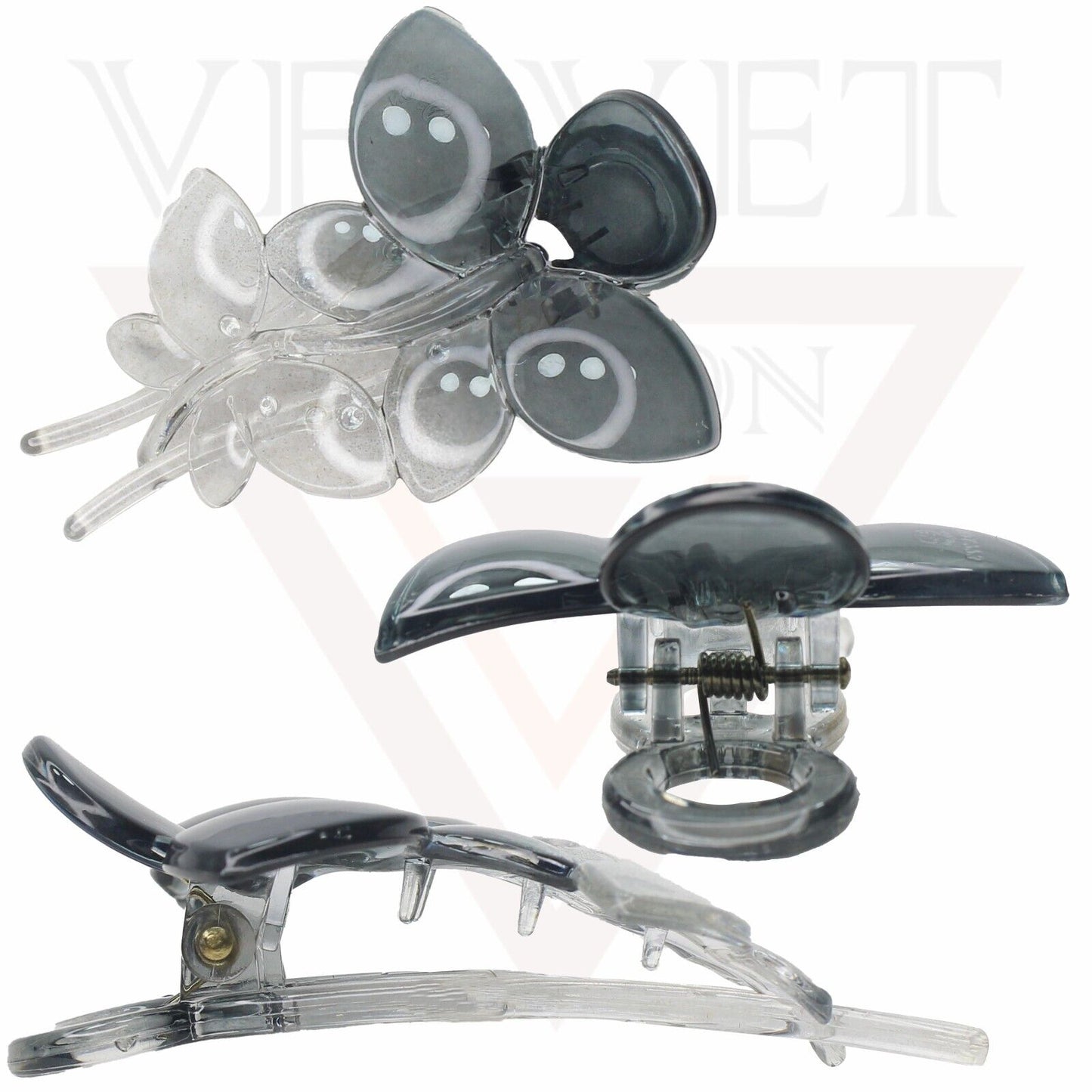 French Hair Claw Non-Slip Korean Clutchers Jaw Clamp Clips Hari Accessories