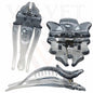 French Hair Claw Non-Slip Korean Clutchers Jaw Clamp Clips Hari Accessories