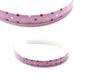 Doted Print Hair Bands Headband With Teeth Hair Hoop Non-slip Gripper Headwears