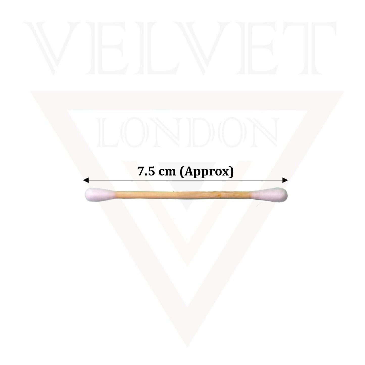 Cotton Buds 200Pcs Cotton Ear Swabs Wooden Handles Ear Cleaning Buds Tips Bamboo