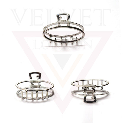 Hair Claw Clips Meta Hair Clamp Oval Shape Non-Slip Barrette Hair Accessories