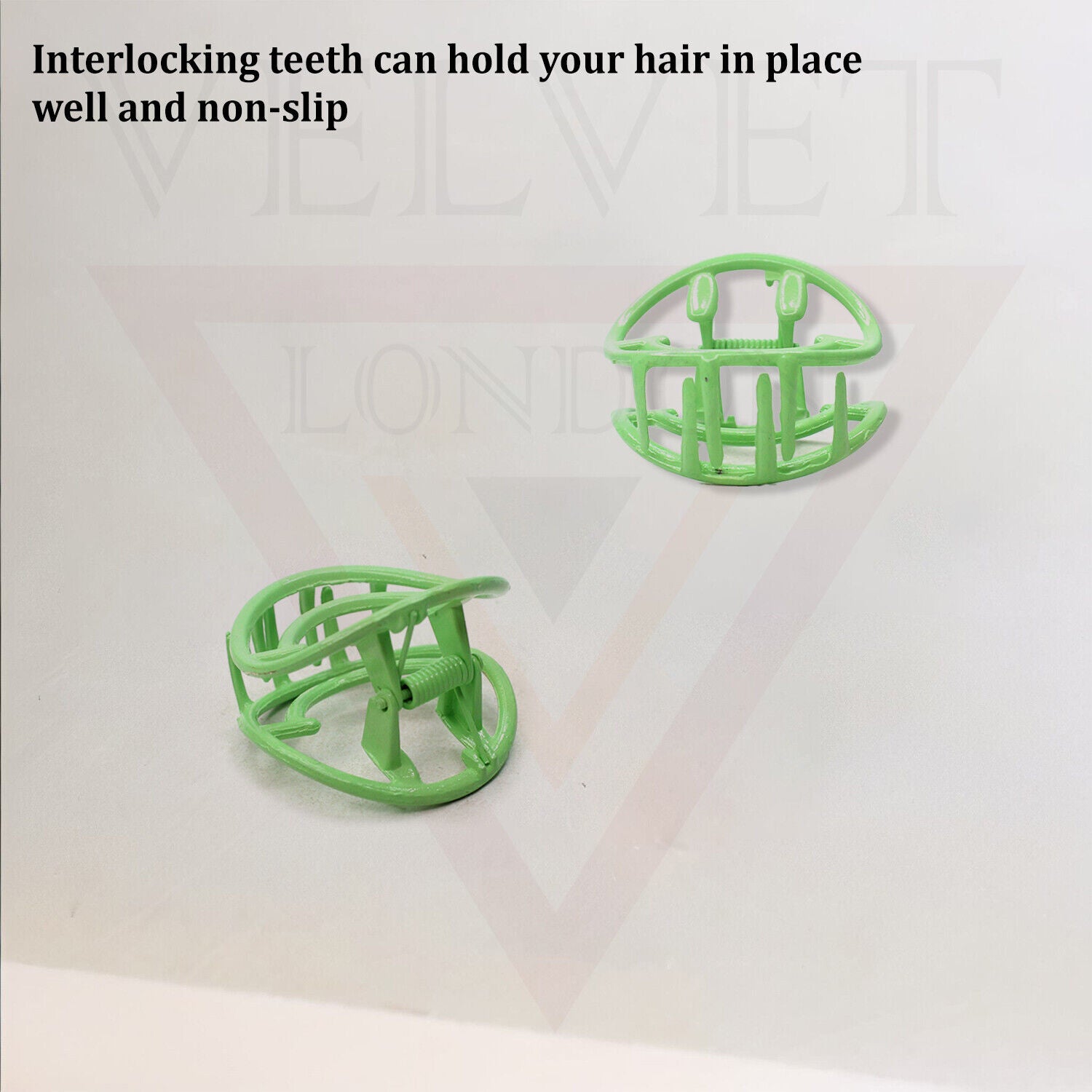 Hair Claw Clips Metal Matte Round Clutchers Non-slip Frosted Jaw Clamp Barrattes