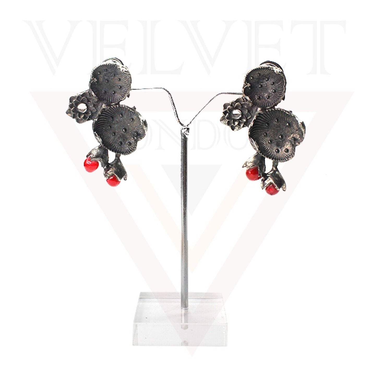 Jewellery Sets Antique Oxidized Traditional Boho Ethnic Necklace Earrings Ring