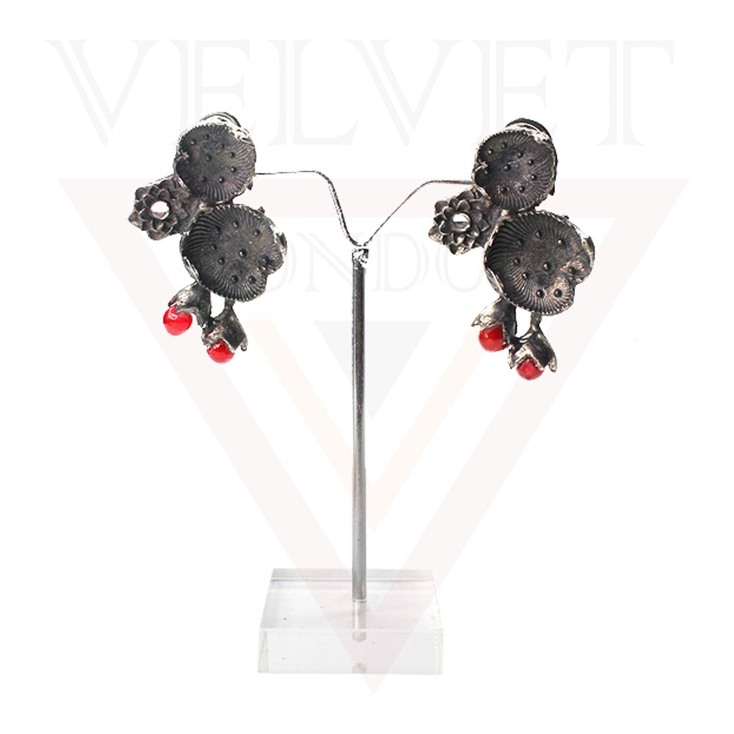 Jewellery Sets Antique Oxidized Traditional Boho Ethnic Necklace Earrings Ring