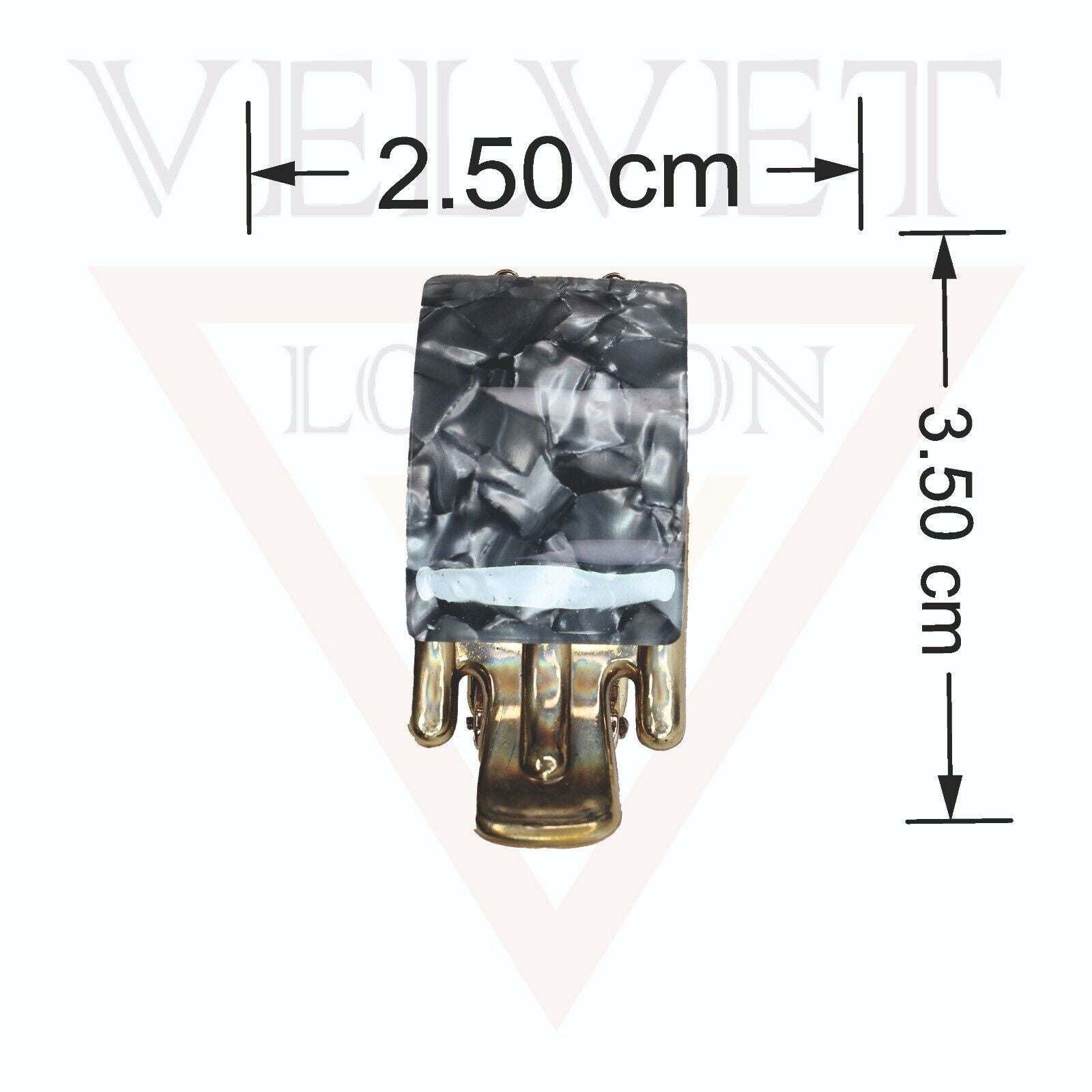 Hair Claw Clips Marble French Style Hair Jaw Golden Kimono Clips Clamp Barrette