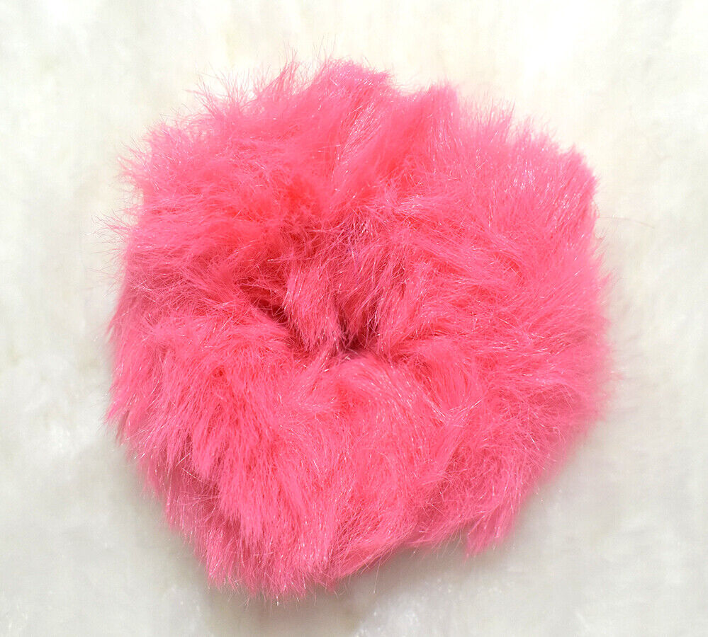 Faux Fur Hair Tie Rope Plush Hair Scrunchies Elastic Hair Bands Ponytail Holder