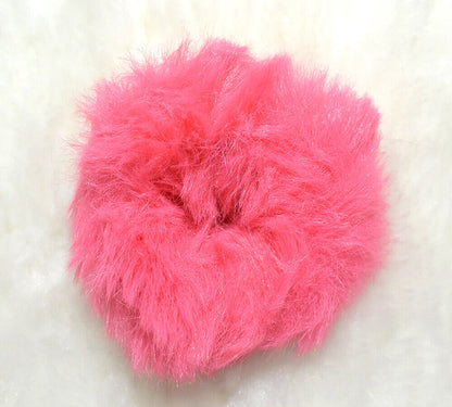 Faux Fur Hair Tie Rope Plush Hair Scrunchies Elastic Hair Bands Ponytail Holder