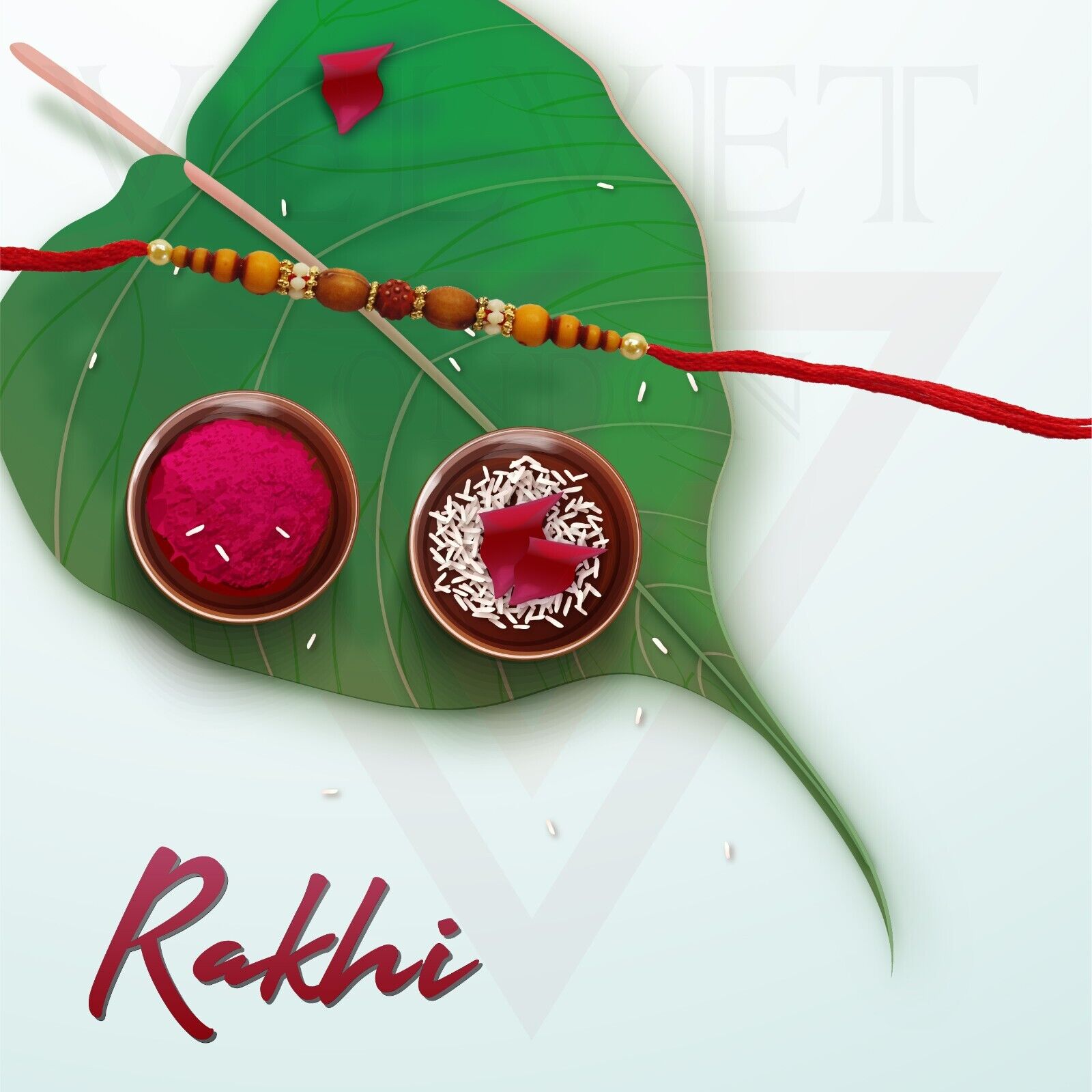 6pcs Rakhi Thread Handmade Rakhee for Brother Raksha Bandhan Rakhi Bracelet