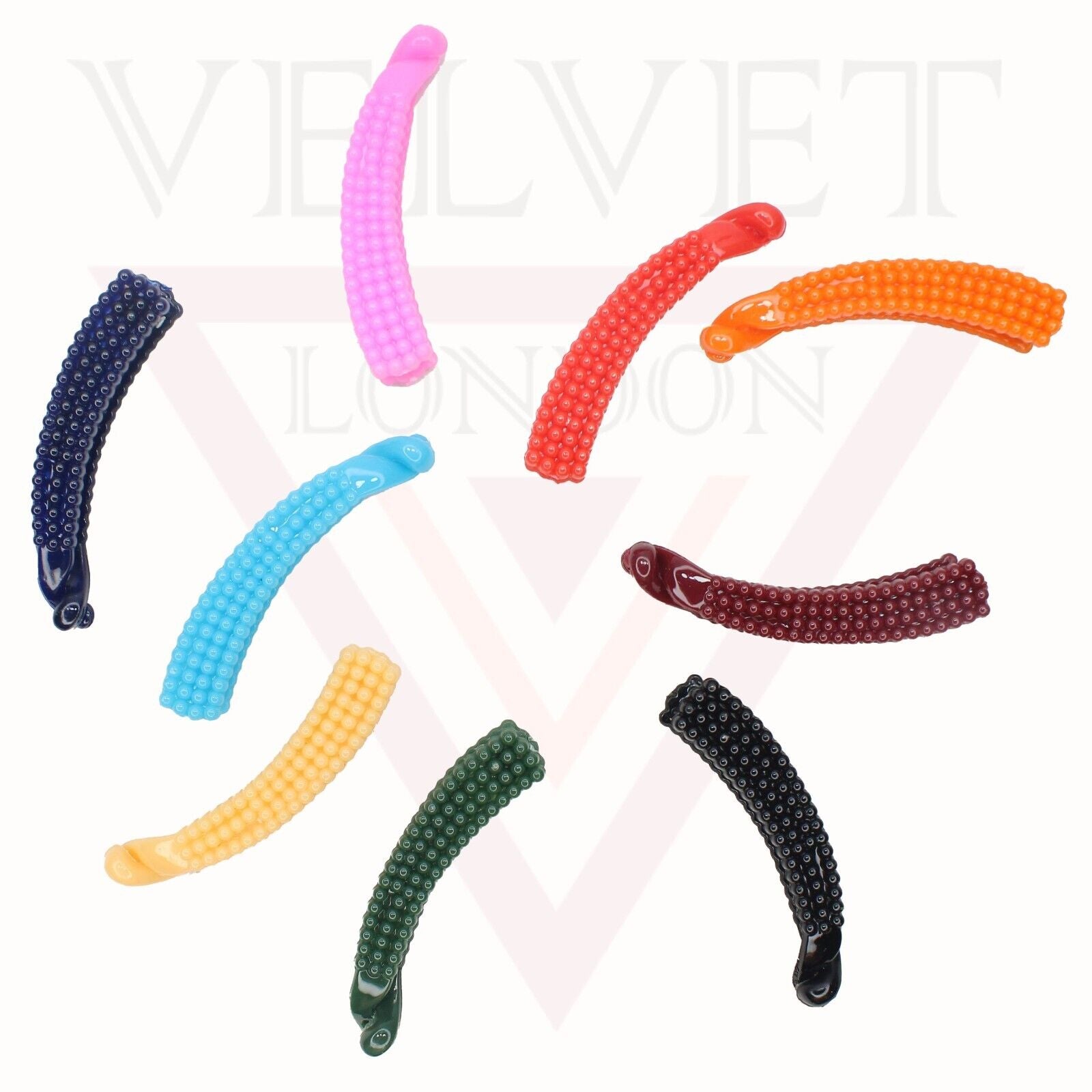 Banana Hair Clip Bubble Hair Clamp Fishtail Ponytail Holder Twist Hair Clip Grip