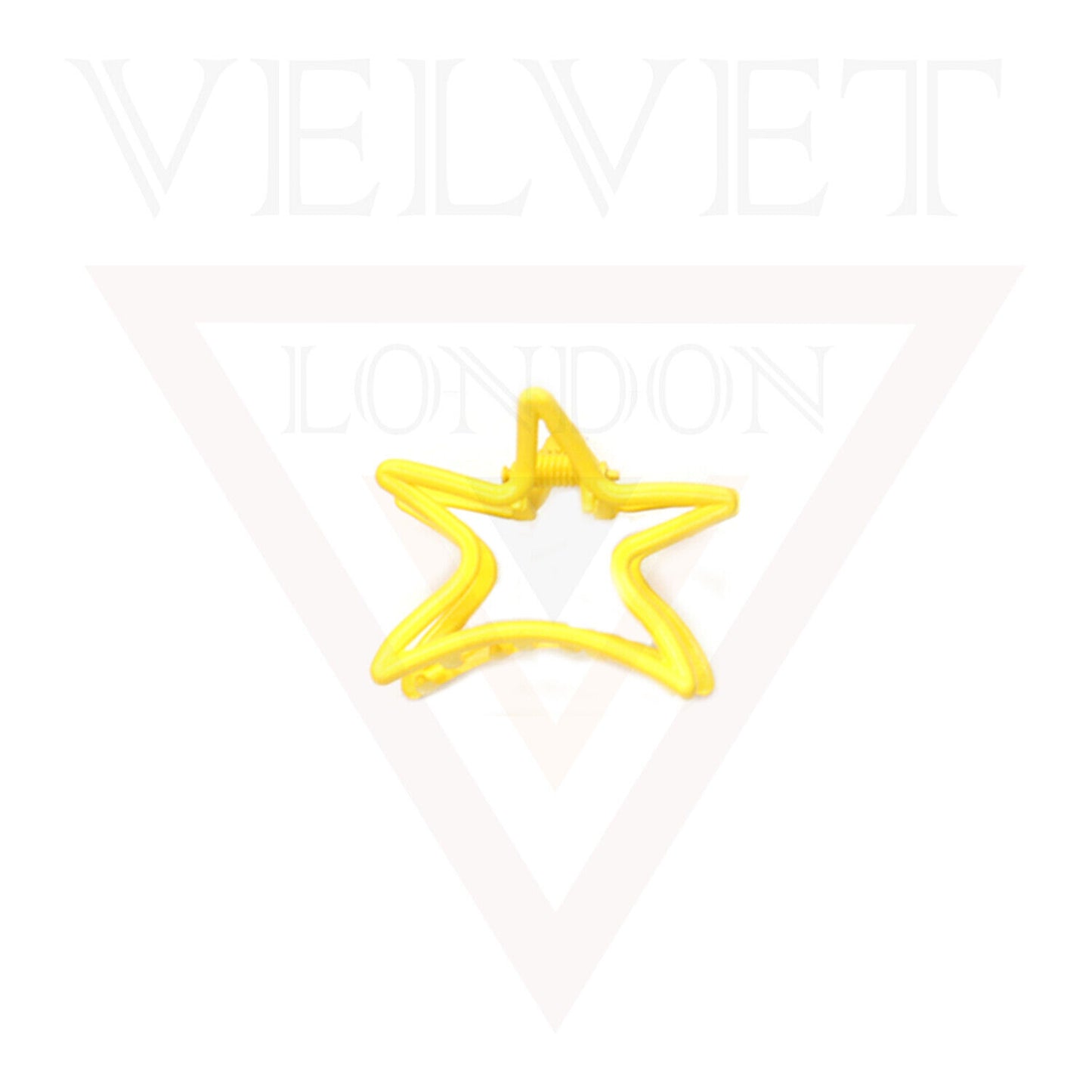 Metal Hair Claw Clips Matte Hair Clamp Star Barrette Frosted Jaw Accessories
