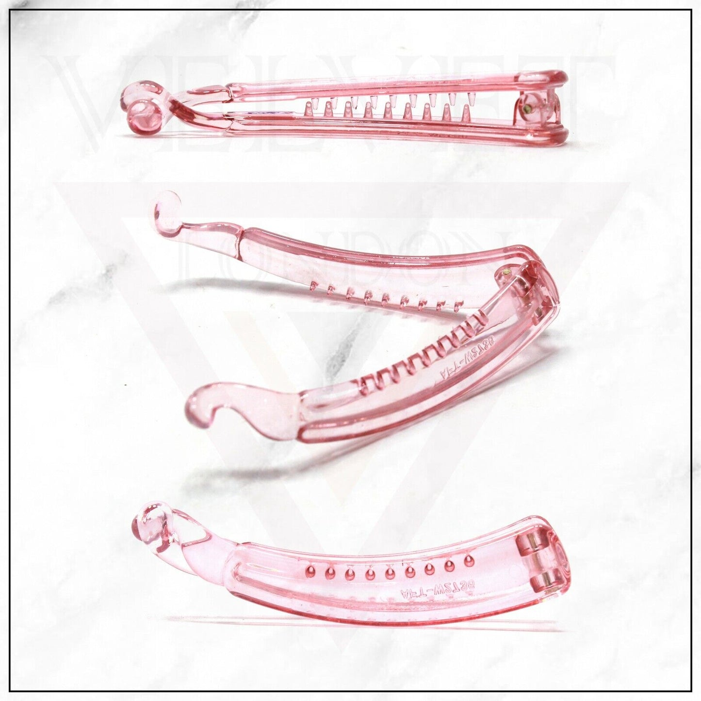 Women Long Hair Banana Hair Clip Tort Twisted Long Fish Clip Comb Grip