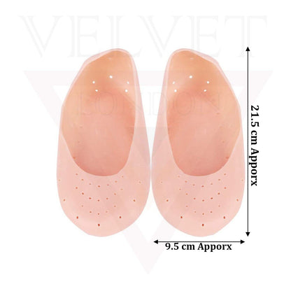 3X Unisex Silicone Cracked Feet Socks Protective Moisturizing Socks Heel Care