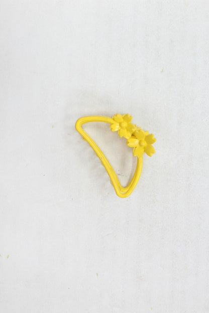 Matte Hair Claw Clip Metal Flower Clutcher Non-slip Frosted Barrette Jaw Clamp