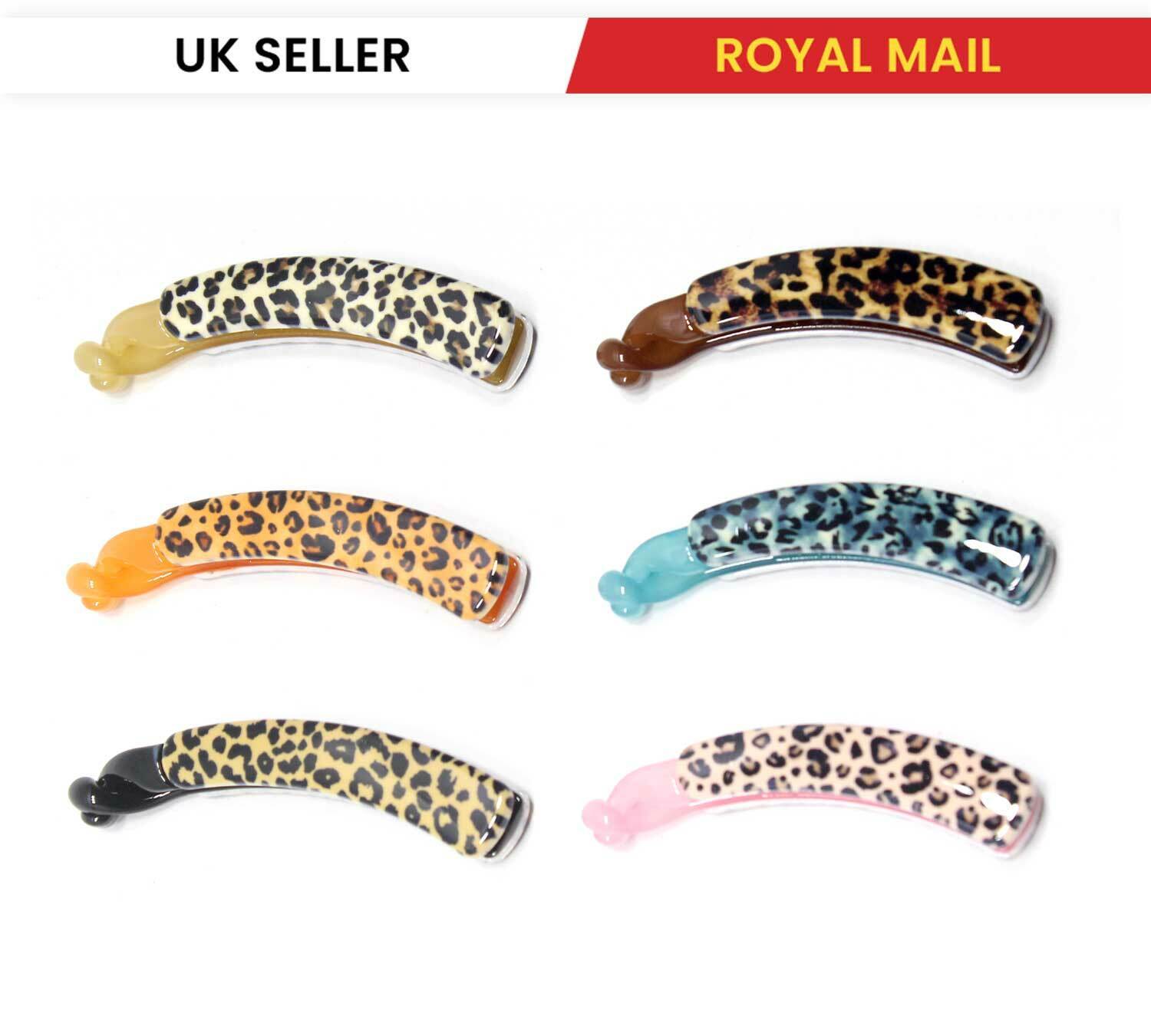 Banana Hair Clips Non-slip Barley Twist Fishtail Ponytail Holder Fish Clips Pins