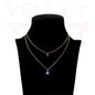 Trendy Golden Multi Layer Chain Necklace Oxidised Evil Eye Pendant Beachwear