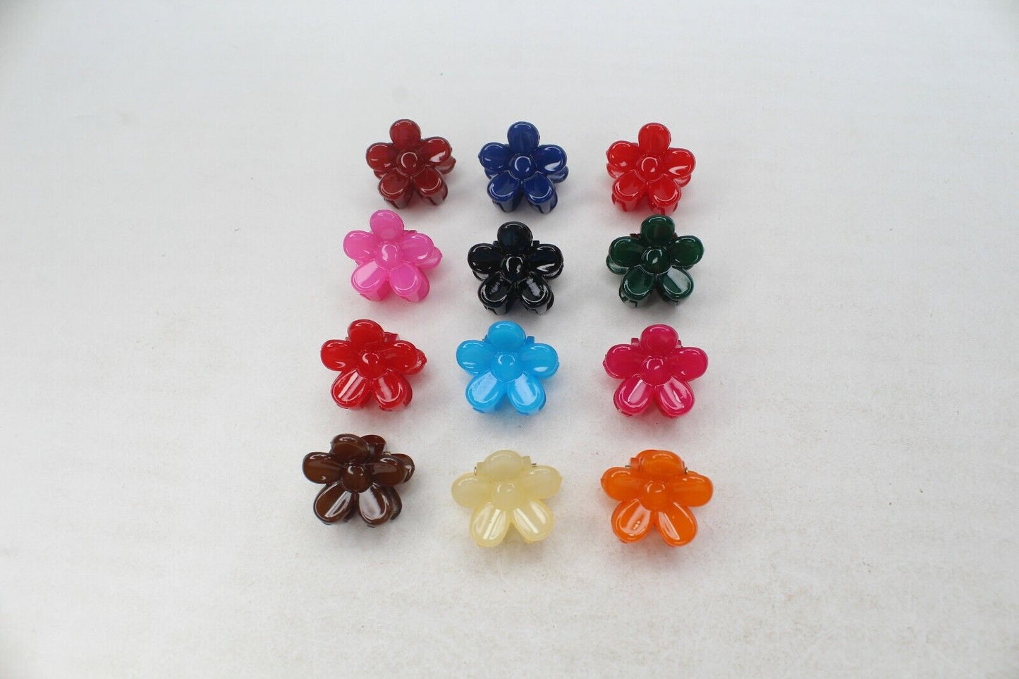 12x Mini Hair Claw Baby Clips Hair Clamps Small Butterfly Hairpins Barrettes
