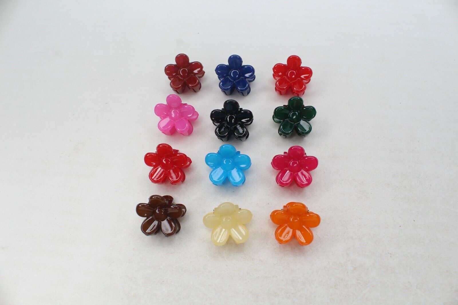12x Mini Hair Claw Baby Clips Hair Clamps Small Butterfly Hairpins Barrettes