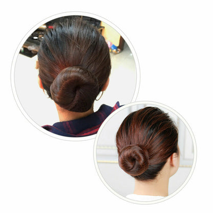 Black Invisible Hair Nets Elastic Edge hair nets for buns Hair Styling Bun Net