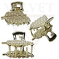 Hair Claw White Pearl Mini Claws Golden Hair Jaw Clips Butterfly Clamp Butterfly