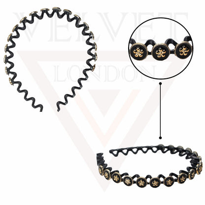Non-slip Hair Band Flower Pearl Headwear Headband Diamond Hair Hoop New