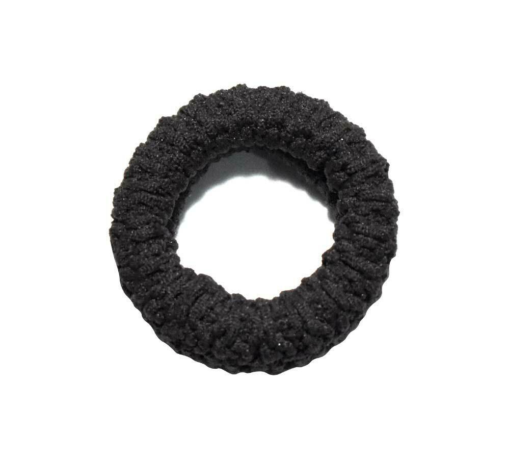 6x Elastic Scrunchie Dark Soft Hair Bands Ties Ponytail Holder Rubber Band Girls