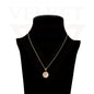 Pendant Necklace Small Colour Golden Sunflower Vintage Delicate Choker Chain