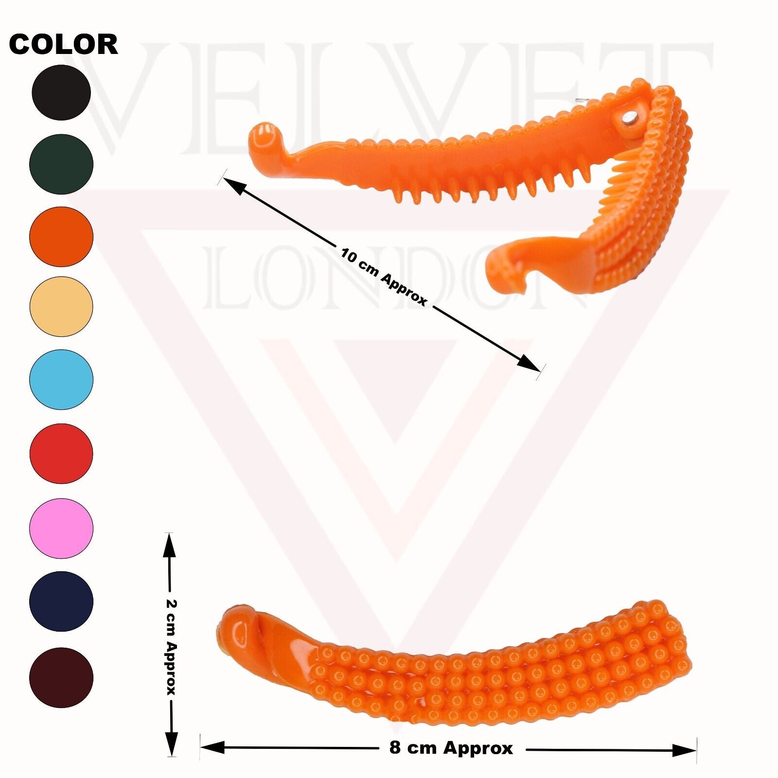 Banana Hair Clip Bubble Hair Clamp Fishtail Ponytail Holder Twist Hair Clip Grip